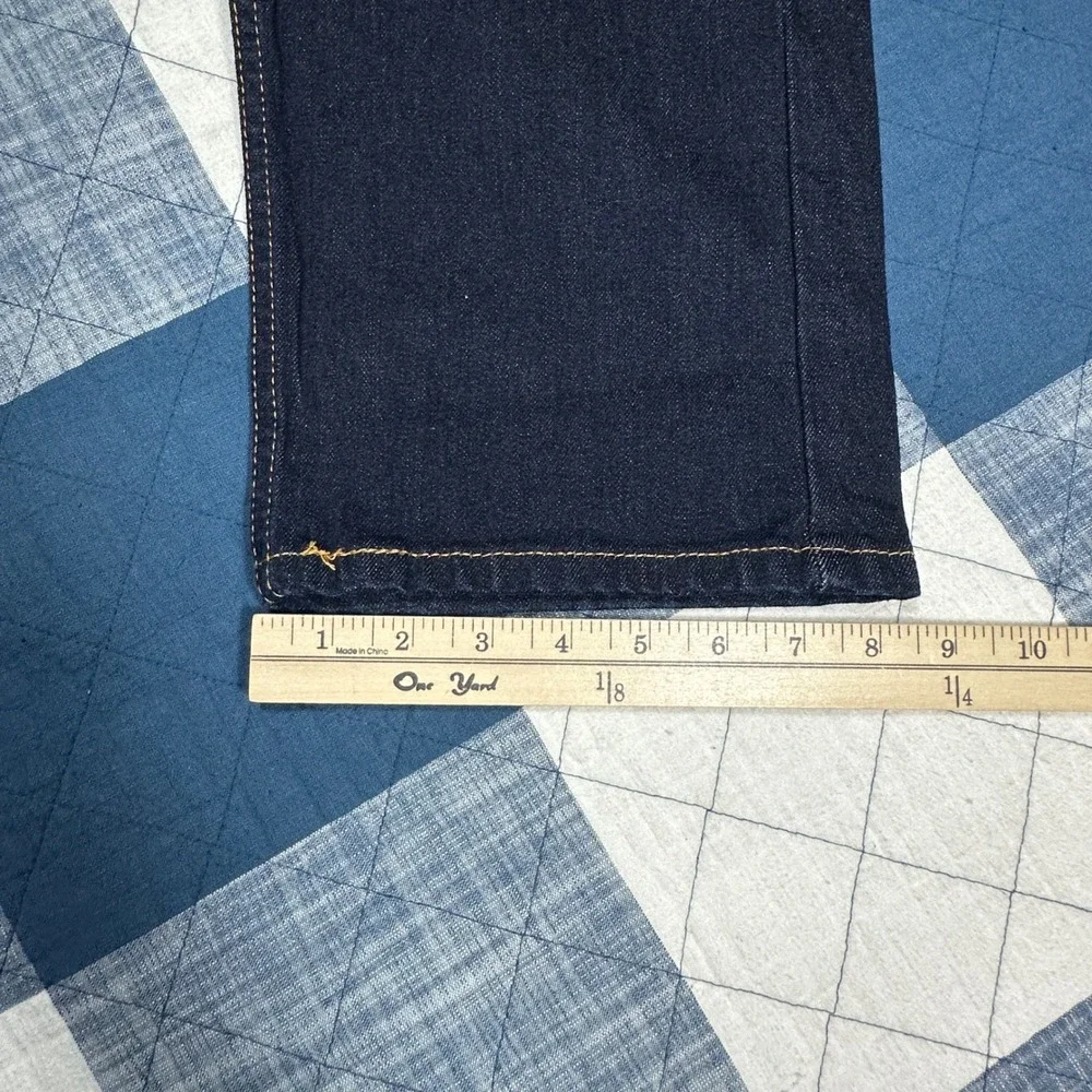 NWT Levis 505 Regular Fit Stretch Jeans Mens 36x30 Dark Indigo Straight Leg
